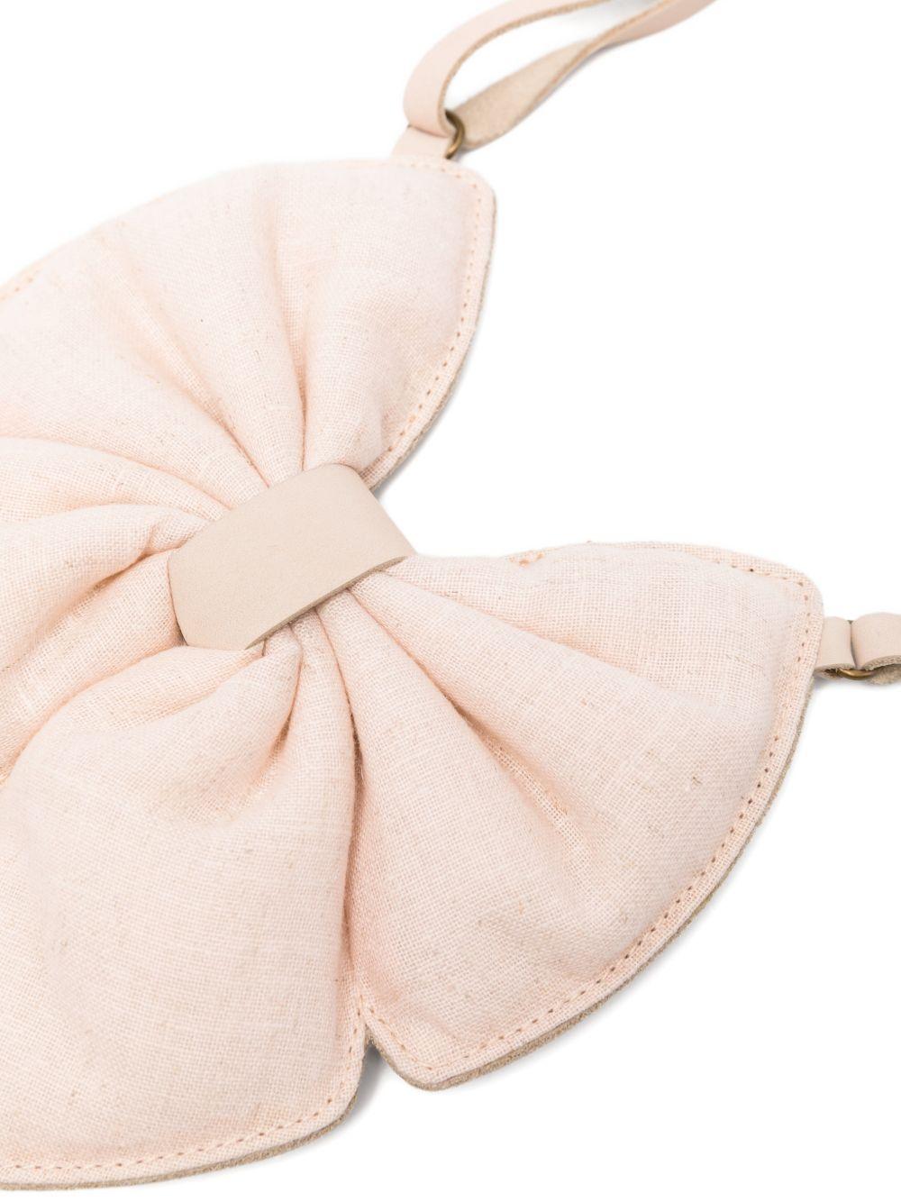 Borsa per bambina Donsje rosa chiaro a tracolla con fiocco - Rubino Kids