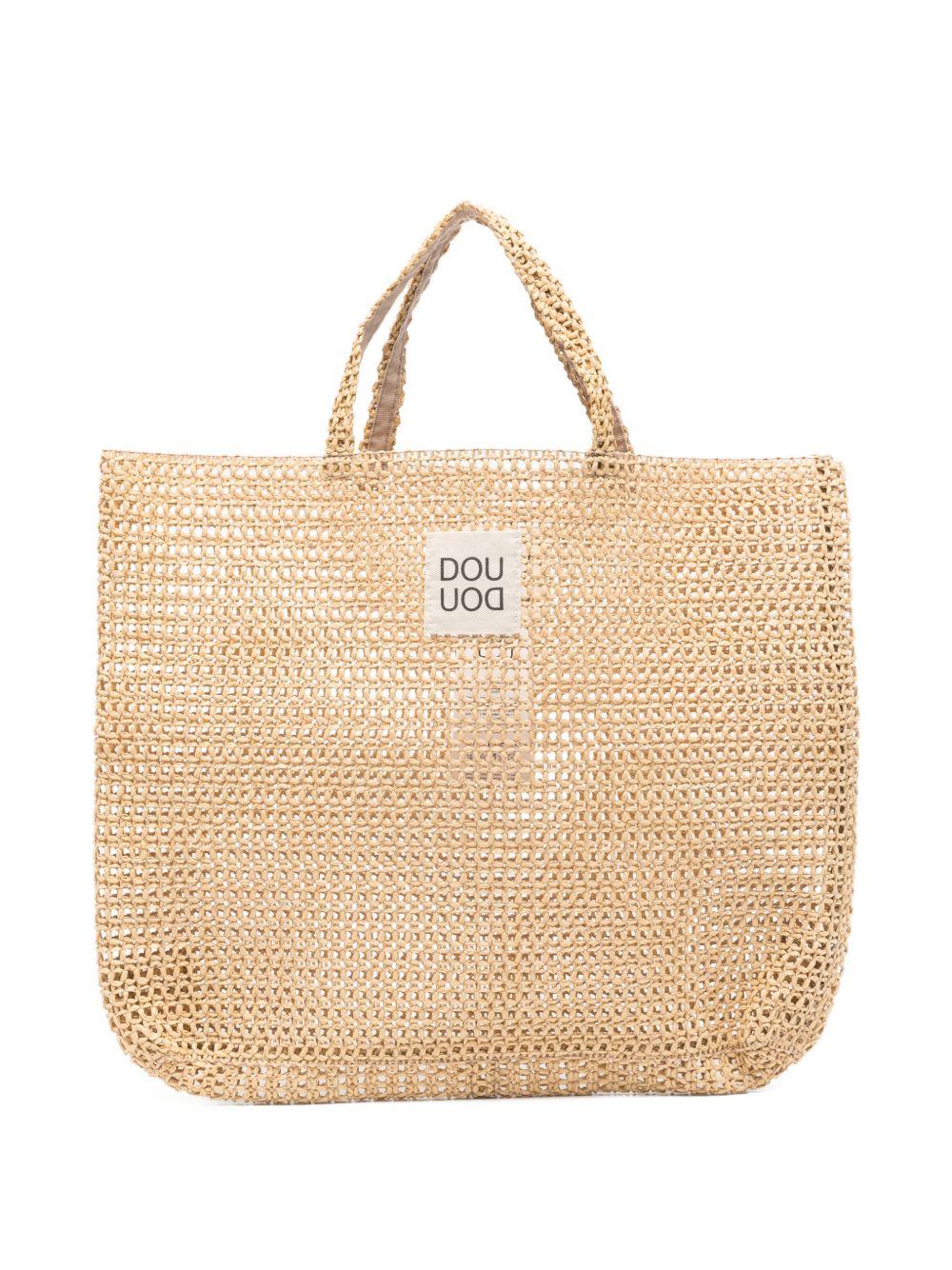 Borsa per bambina Douuod Kids beige con design intrecciato - Rubino Kids