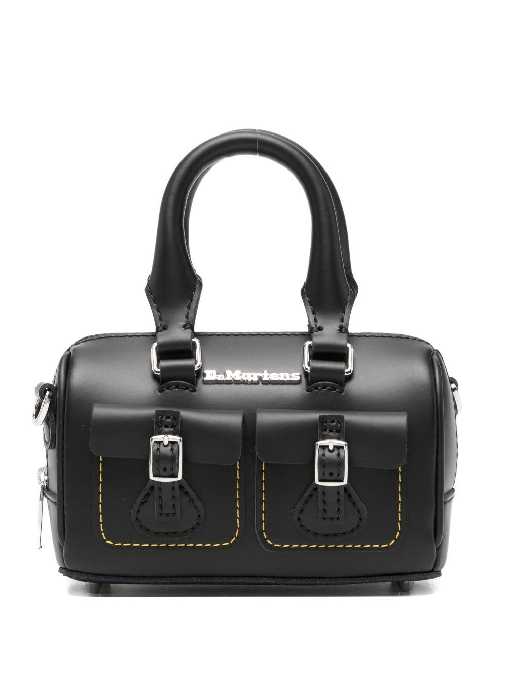 Borsa per bambina Dr. Martens Kids nera con tasche anteriori - Rubino Kids
