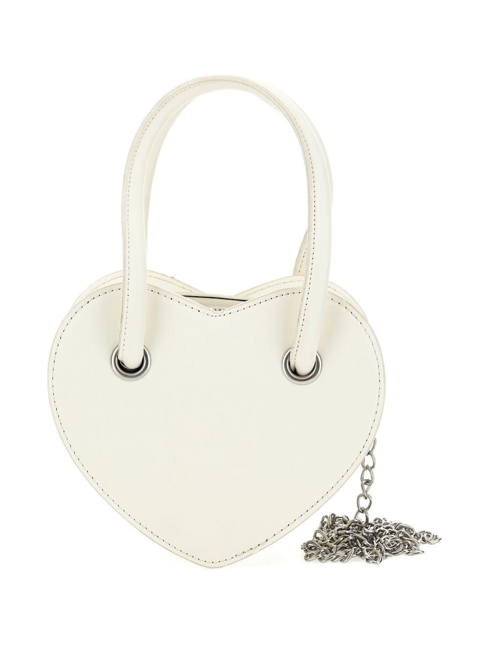 Borsa per bambina Monnalisa bianca a forma di cuore - Rubino Kids