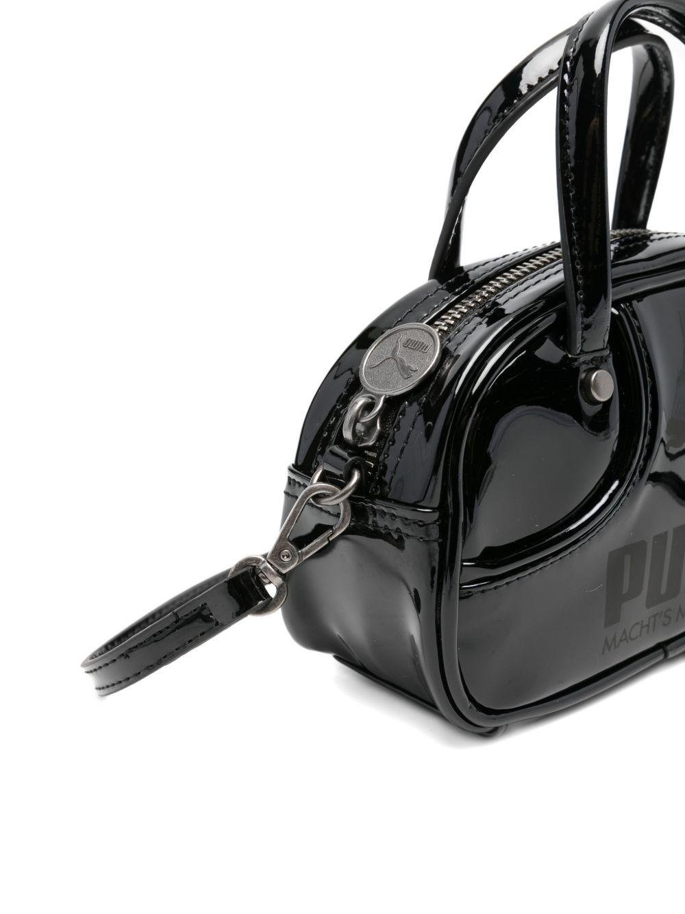 Borsa per bambina Puma Kids nero con stampa logo - Rubino Kids