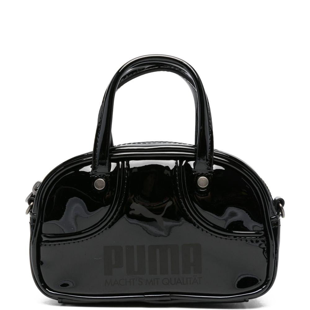 Borsa per bambina Puma Kids nero con stampa logo - Rubino Kids