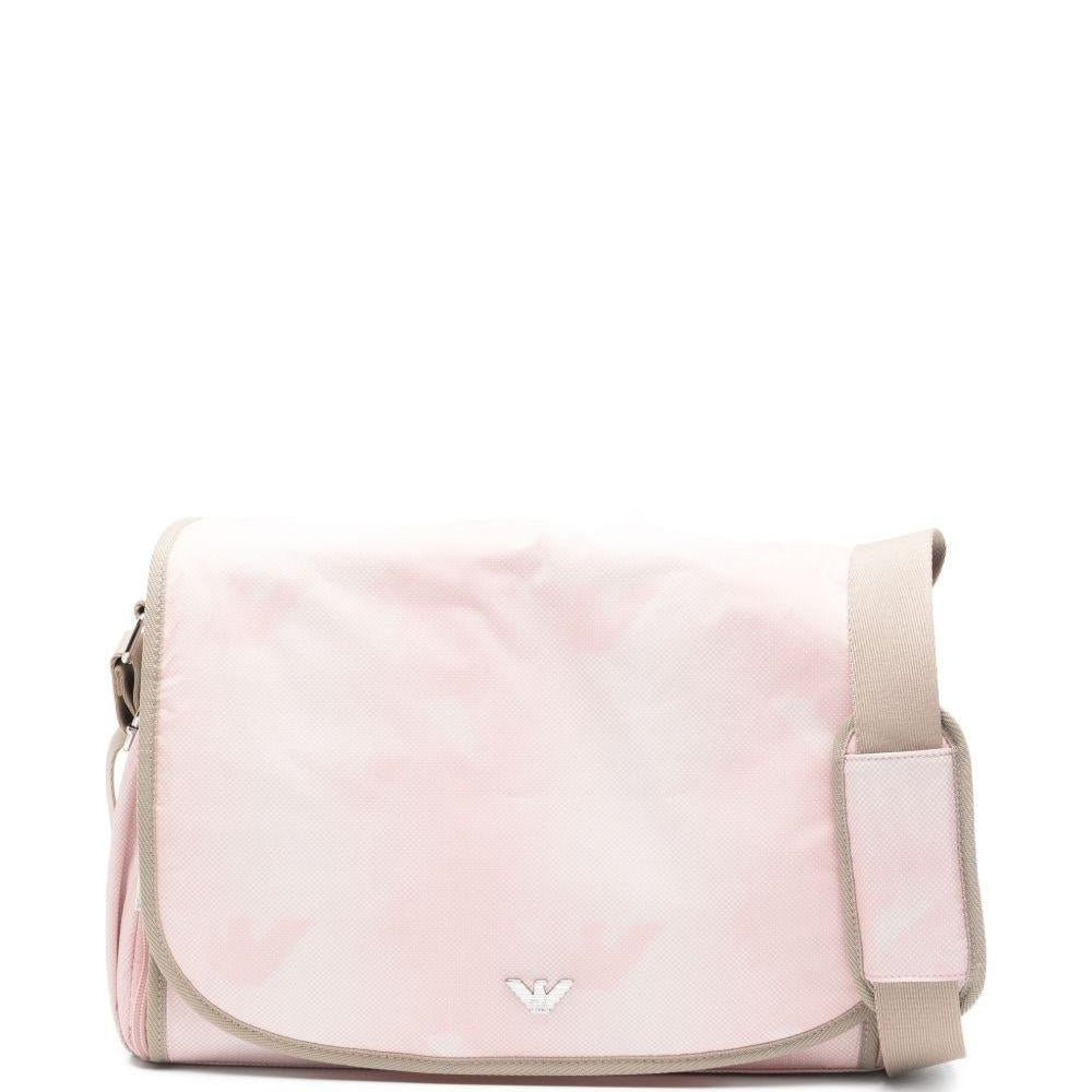 Borsa per neonata Emporio Armani Kids rosa con logo - Rubino Kids