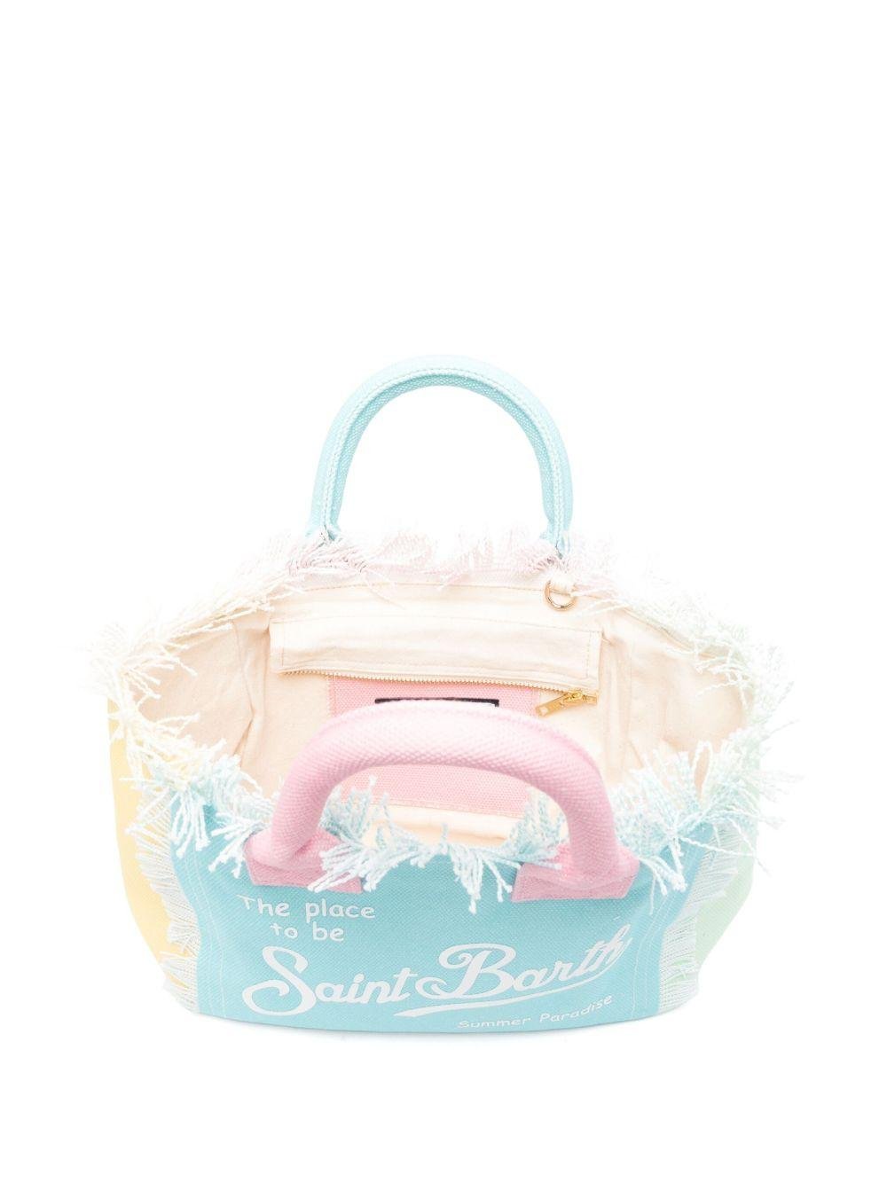 Borsa tote Colette MC2 Saint Barth multicolore con stampa logo - Rubino Kids