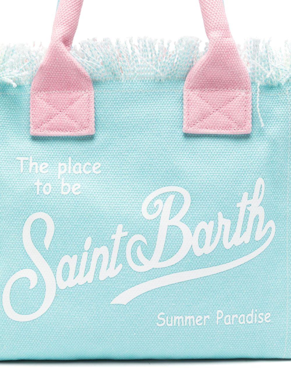 Borsa tote Colette MC2 Saint Barth multicolore con stampa logo - Rubino Kids