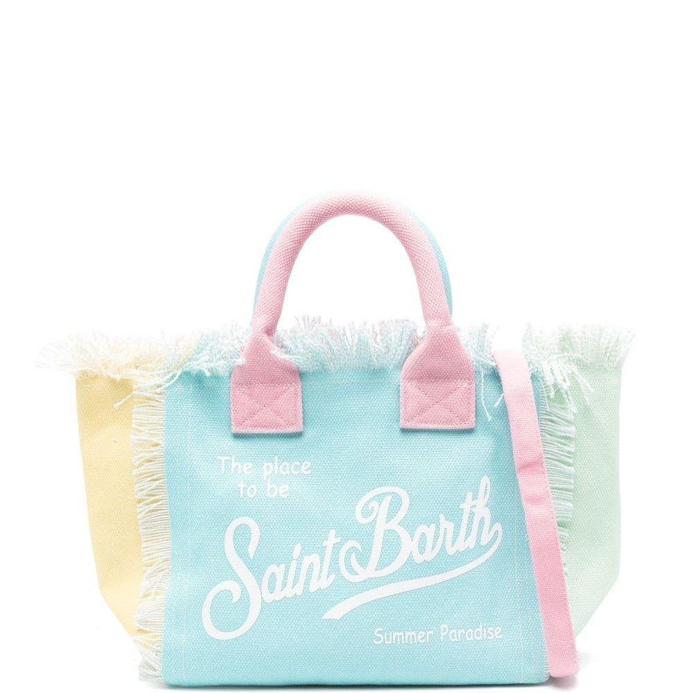 Borsa tote Colette MC2 Saint Barth multicolore con stampa logo - Rubino Kids