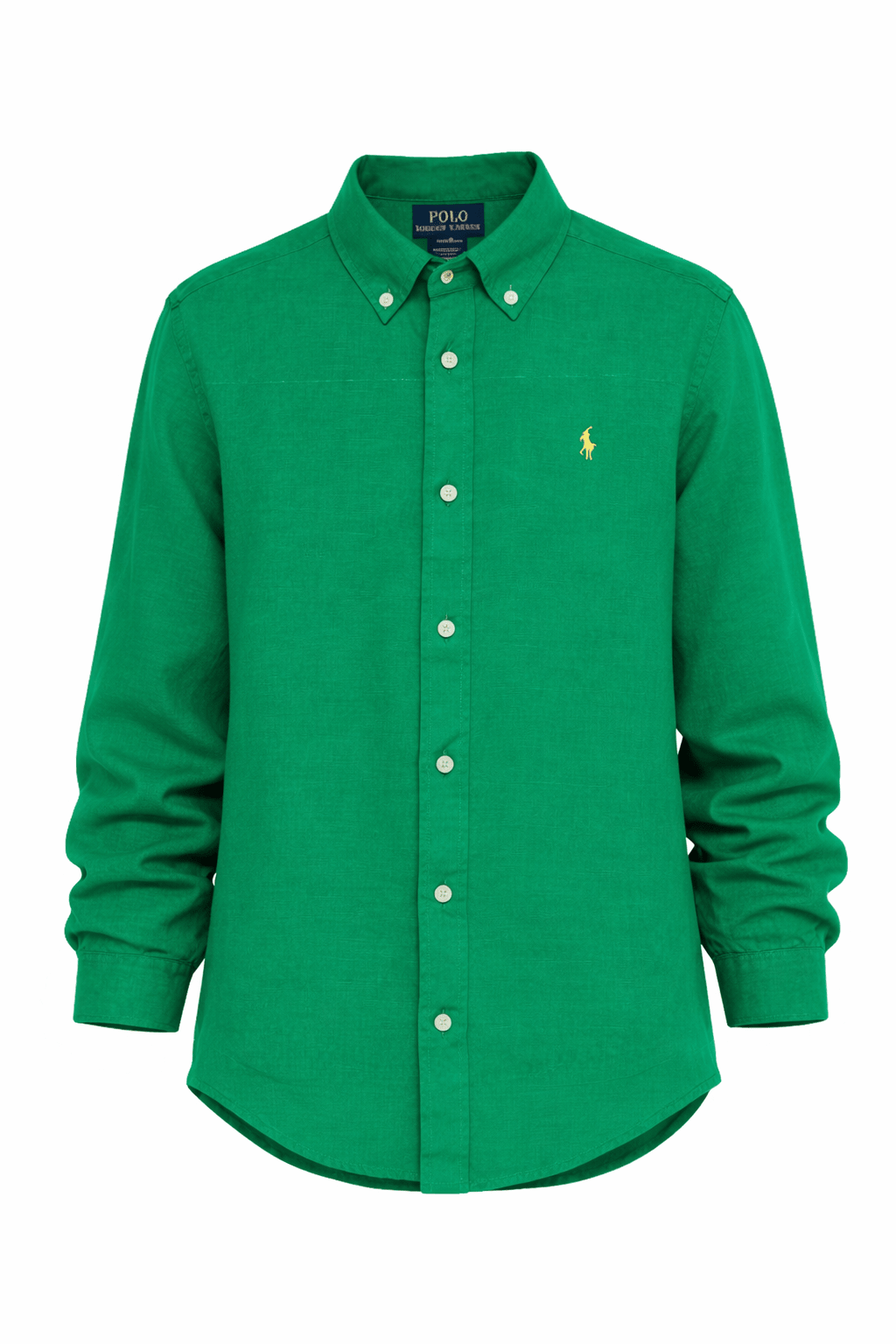 Camicia per bambino Polo Ralph Lauren Kids verde con caratteristico logo Polo Pony - Rubino Kids