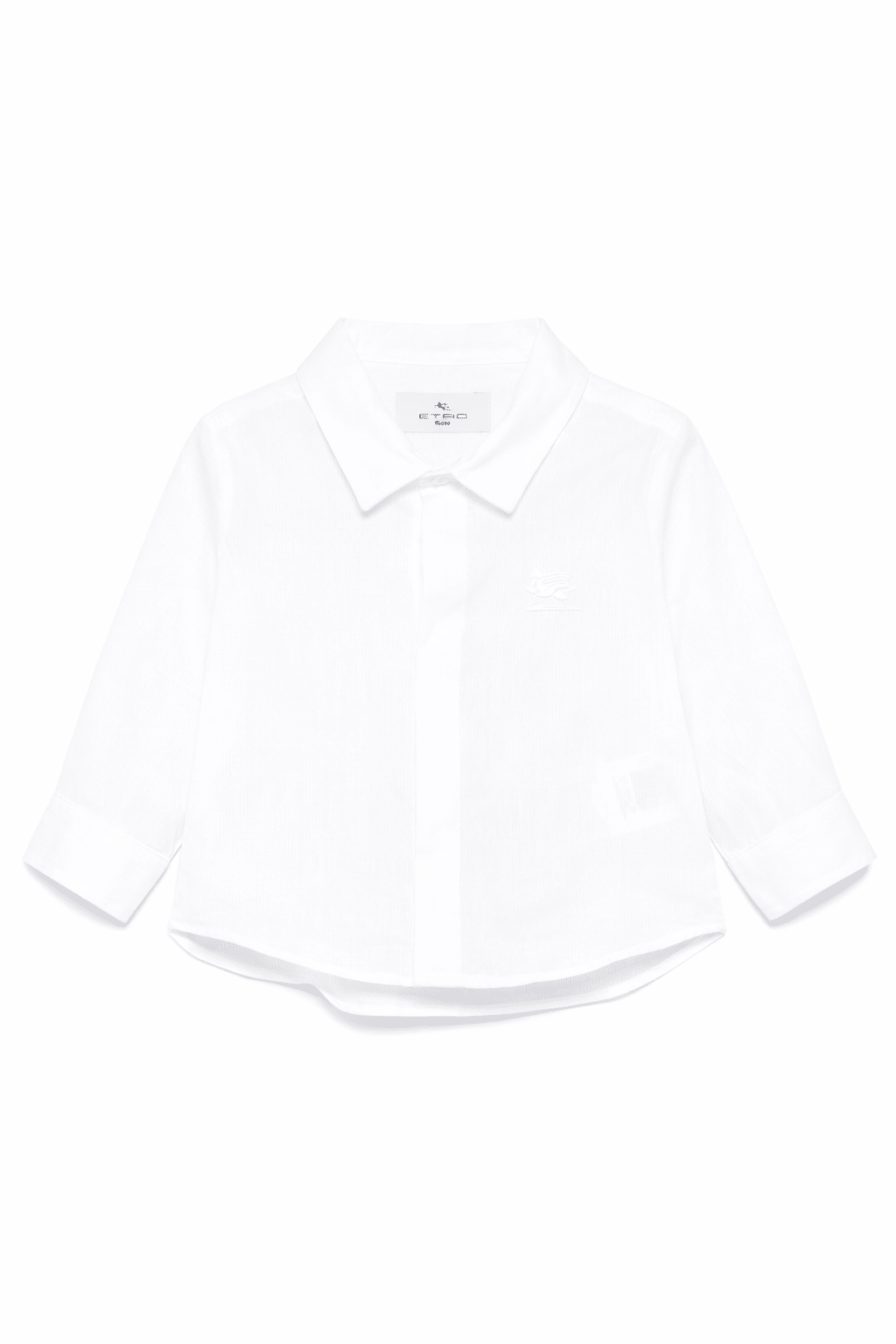 Camicia per neonato Etro Kids bianca con stampa paisley - Rubino Kids