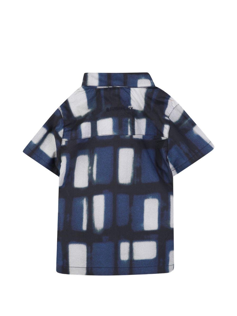 Camicia per neonato Givenchy Kids multicolore motivo a quadri - Rubino Kids