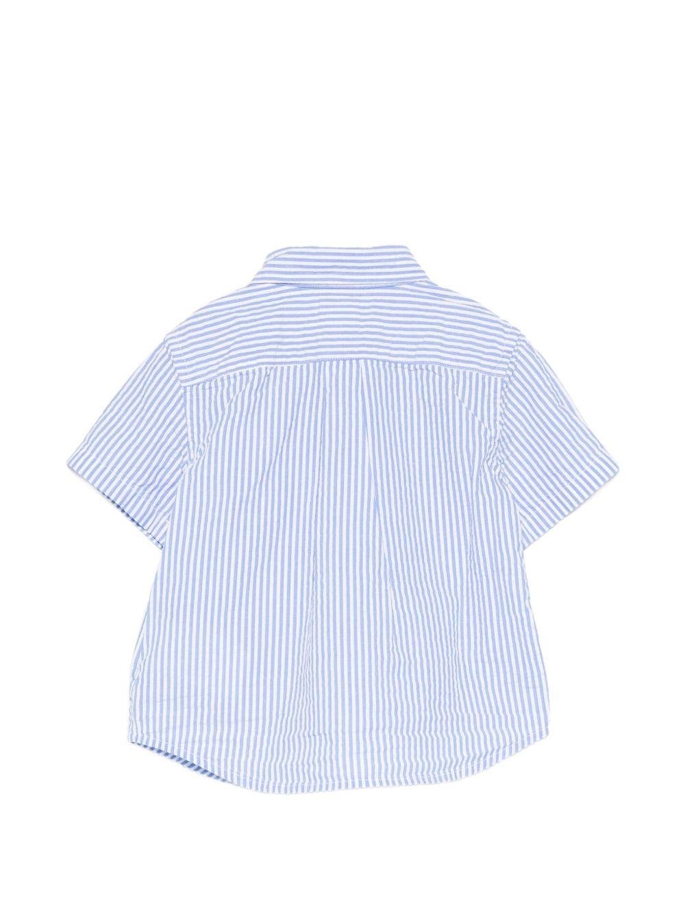 Camicia per neonato Polo Ralph Lauren Kids azzurro con motivo a righe - Rubino Kids