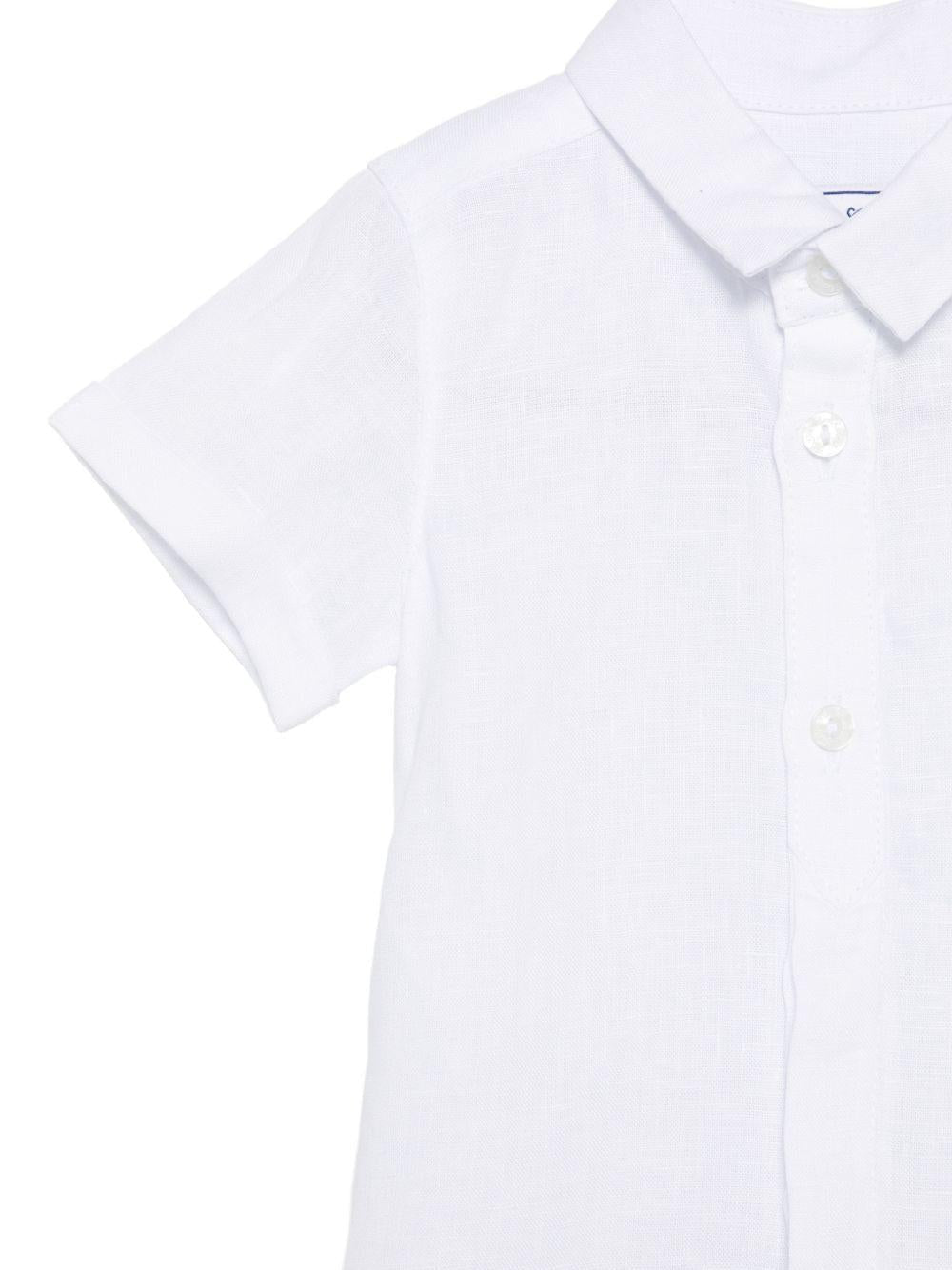 Camicia per neonato Tartine Et Chocolat bianca con colletto classico - Rubino Kids