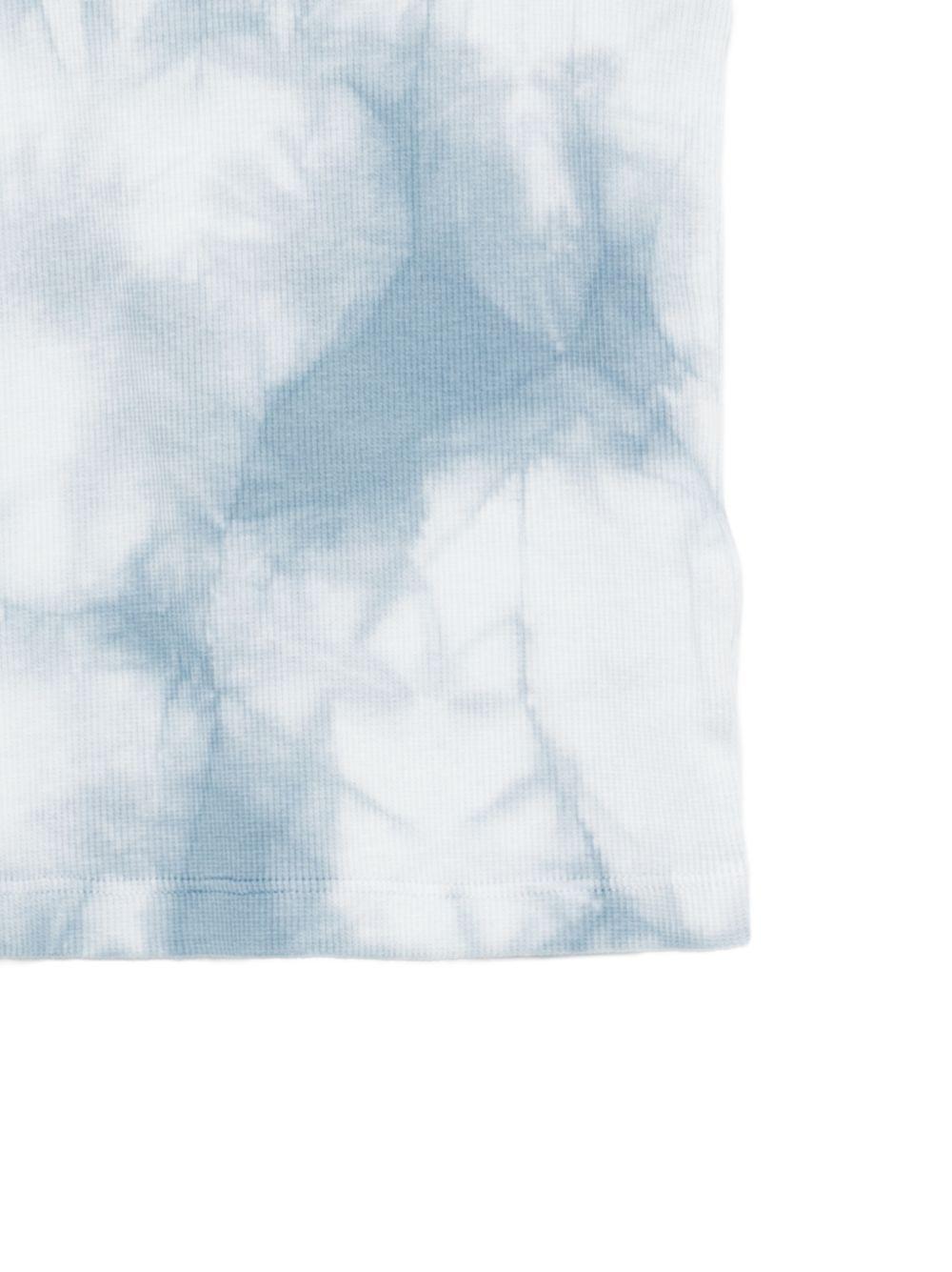 Canotta per bambina Off White Kids multicolore con effetto tie - dye - Rubino Kids