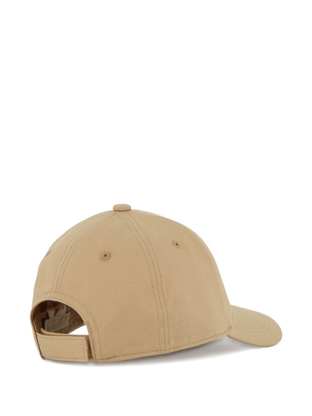 Cappello da baseball per bambina Michael Kors Kids beige con placca logo - Rubino Kids