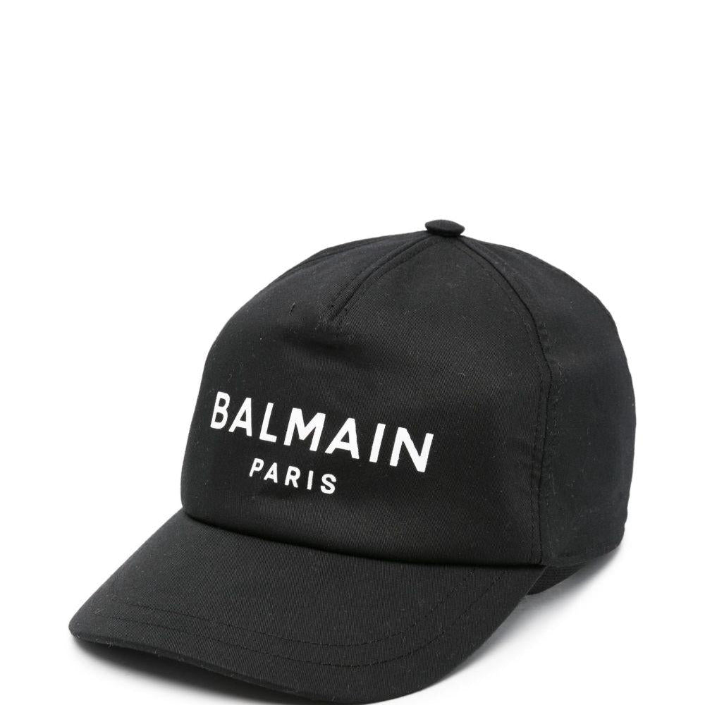 Cappello da baseball per bambino Balmain Kids nero con logo - Rubino Kids