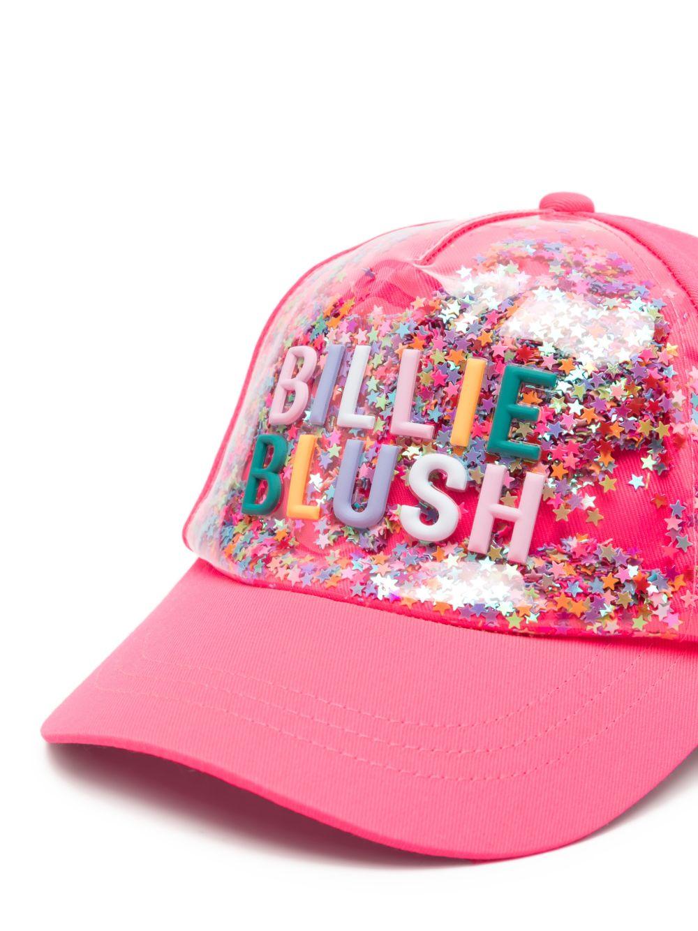 Cappello per bambina Billieblush fucsia con logo in rilievo - Rubino Kids