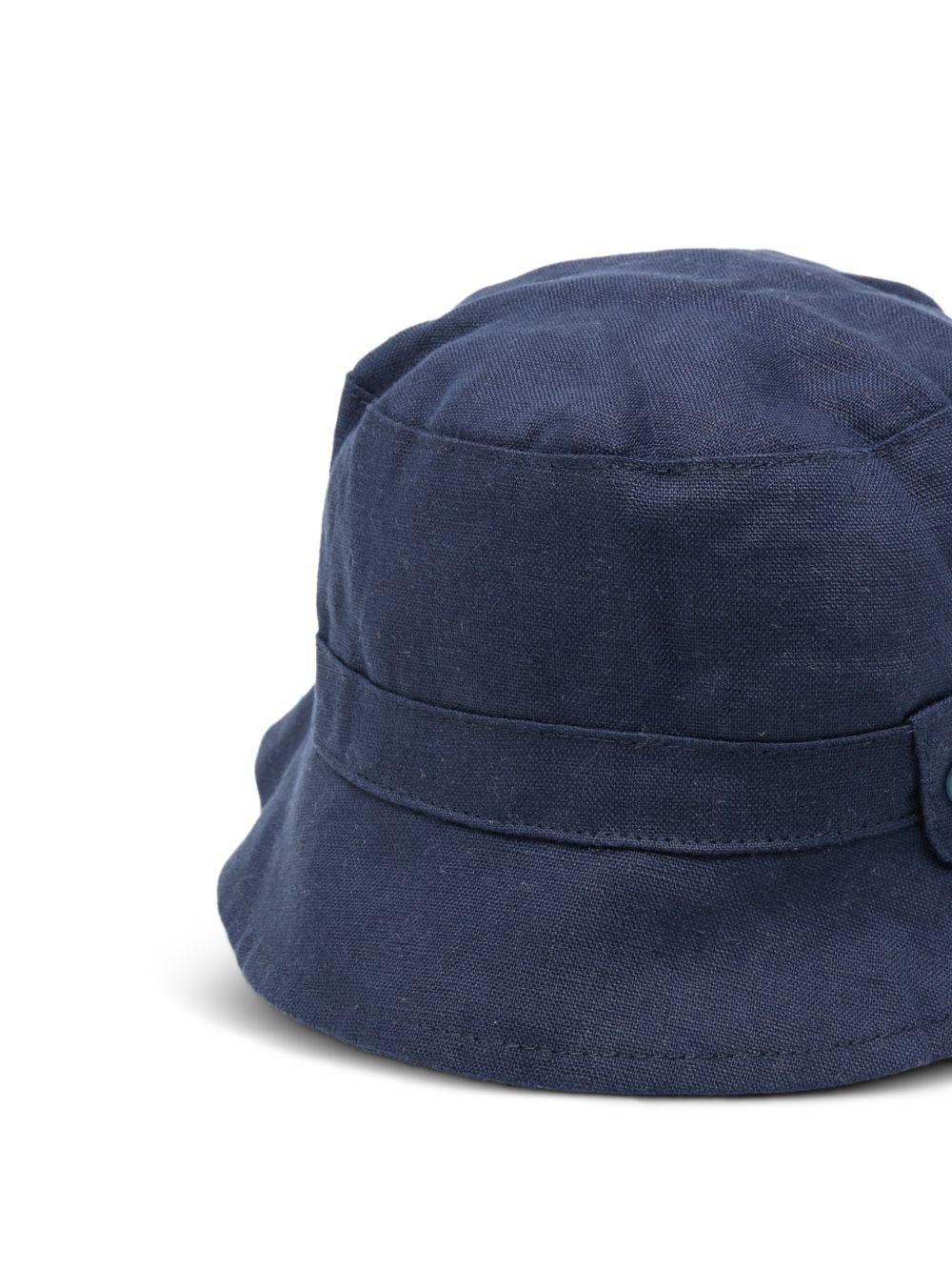 Cappello per bambini Tartine & Chocolat blu scuro con bottone - Rubino Kids