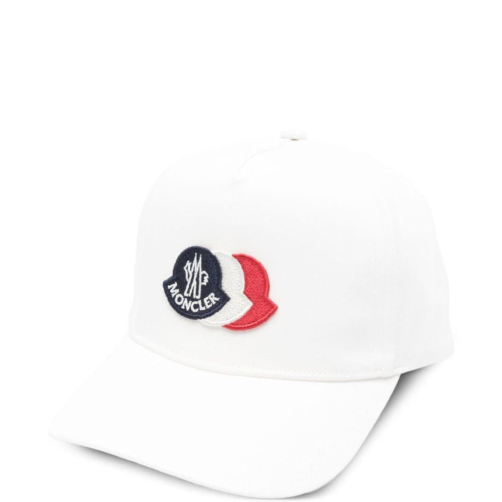 Cappello per bambino Moncler Enfant bianco con logo - Rubino Kids