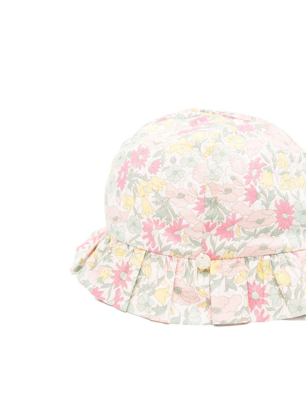 Cappello per neonata Tarrtine & Chocolat multicolore con stampa floreale - Rubino Kids