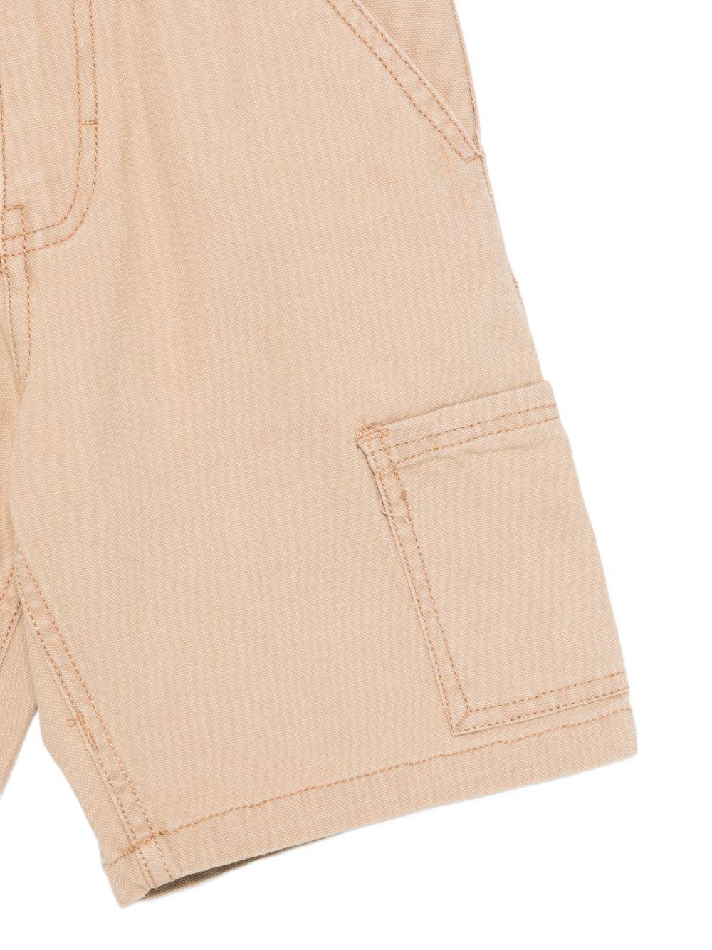 Cargo corti per bambino Molo beige con tasche laterali - Rubino Kids