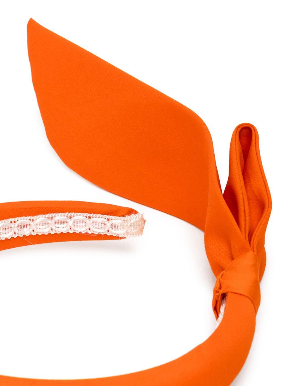 Cerchietto per bambina Mi Mi Sol arancione con dettaglio fiocco - Rubino Kids
