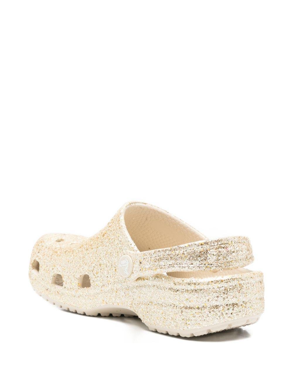 Ciabatte per bambina Crocs Kids oro con design glitterato - Rubino Kids