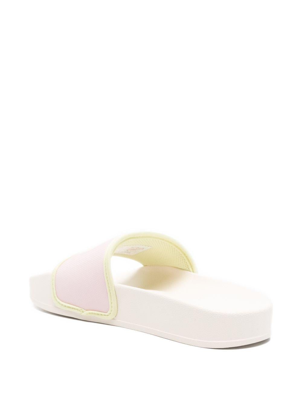 Ciabatte per bambina The North Face Kids multicolore con logo - Rubino Kids