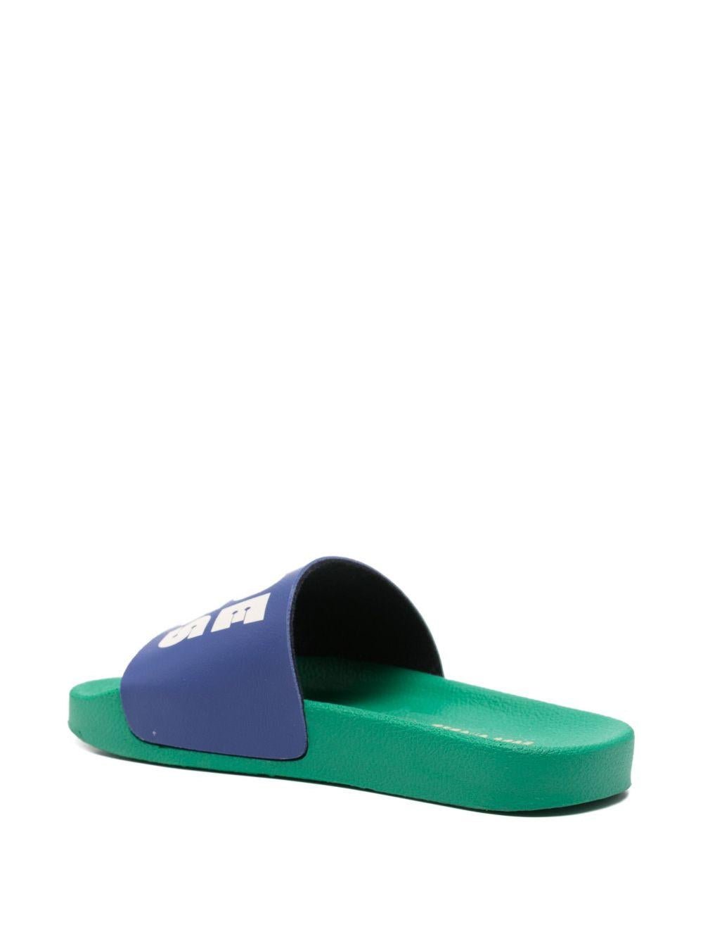 Ciabatte per bambino Bobo Choses multicolore con logo stampato sul davanti - Rubino Kids