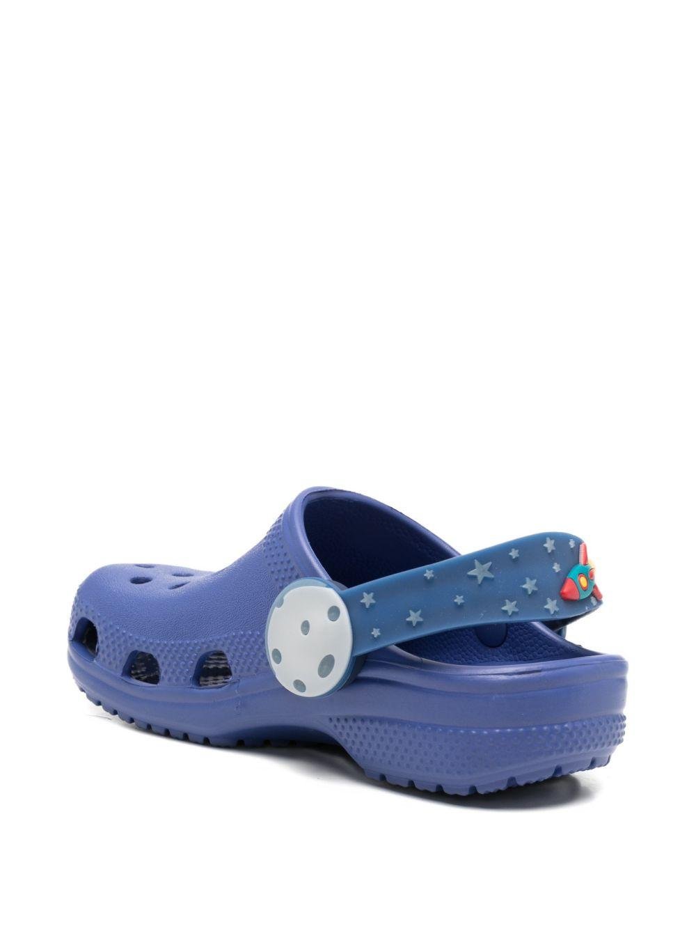 Ciabatte per bambino Crocs Kids blu con design traforato - Rubino Kids