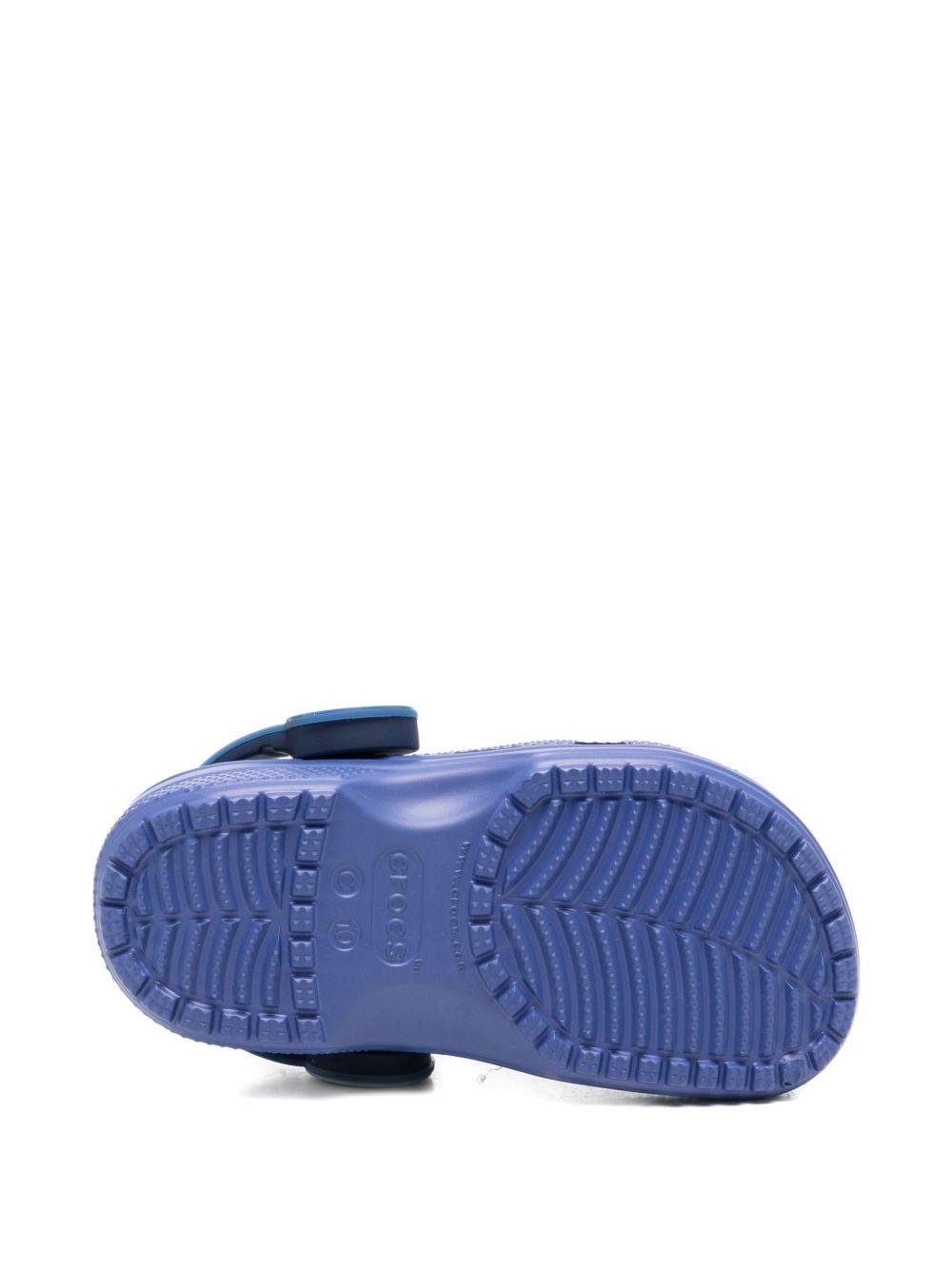 Ciabatte per bambino Crocs Kids blu con design traforato - Rubino Kids