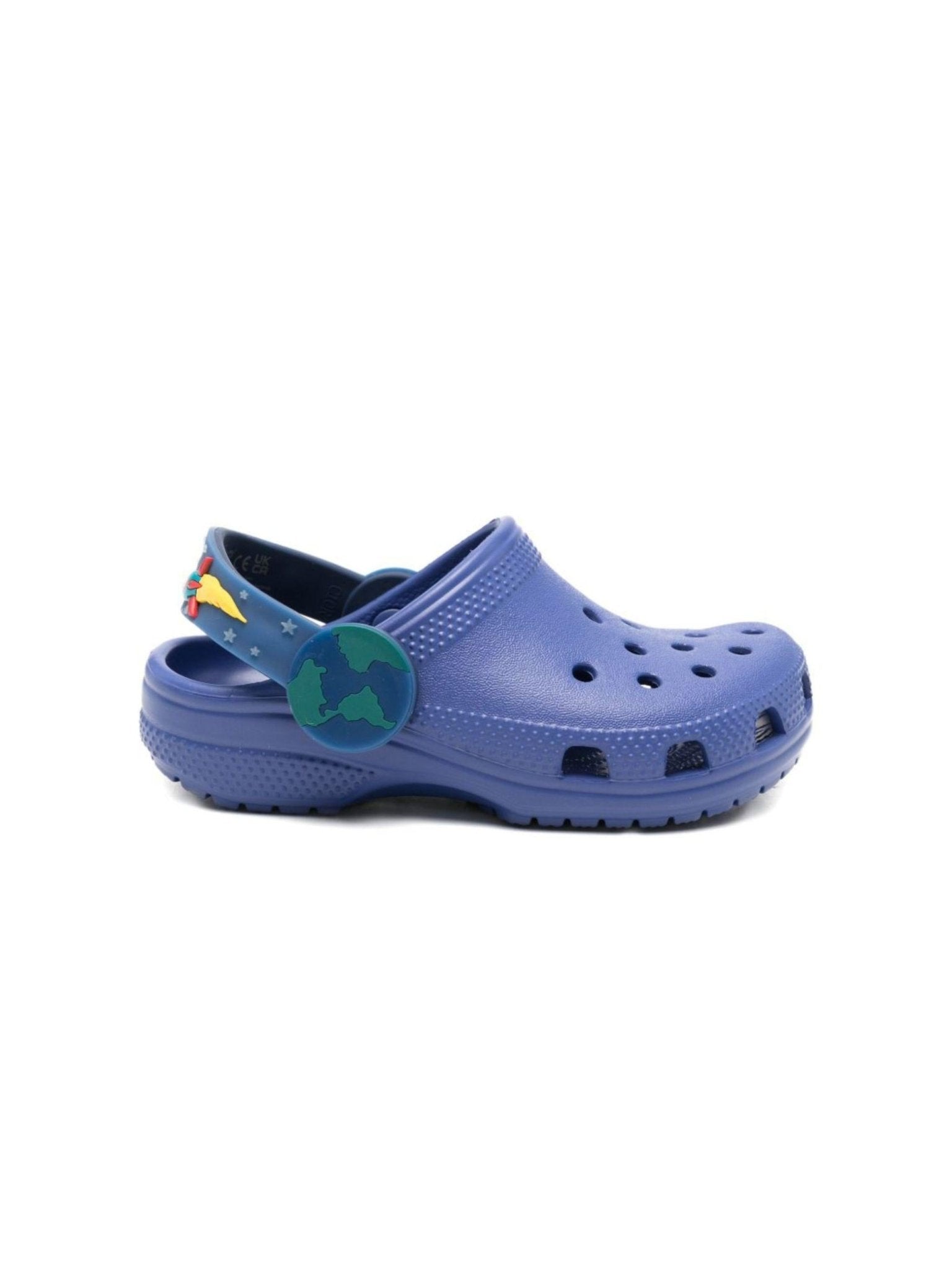 Ciabatte per bambino Crocs Kids blu con design traforato - Rubino Kids