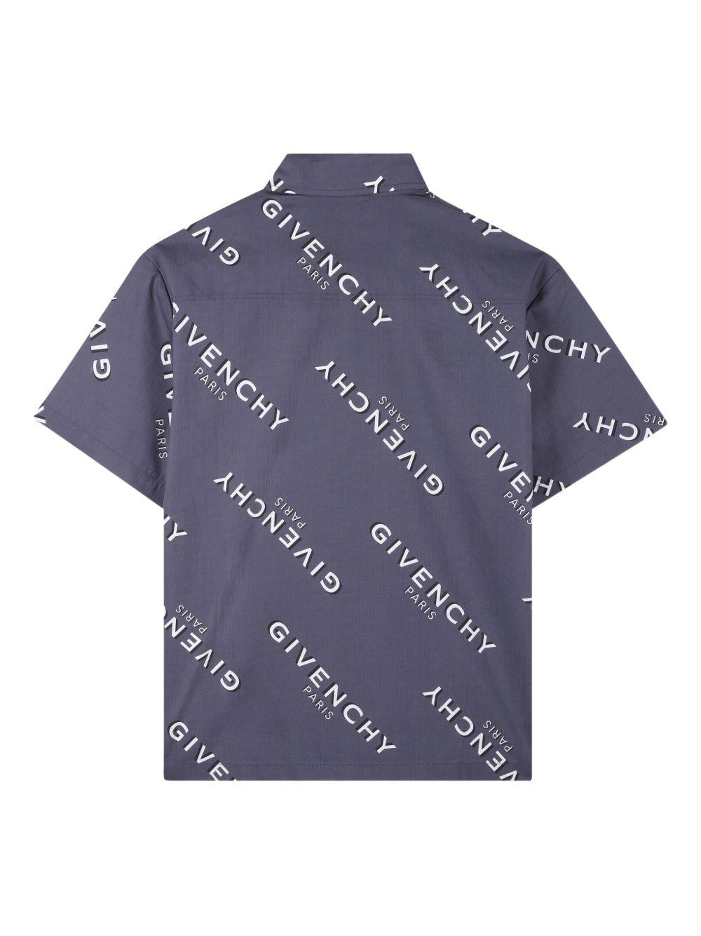 Completo 2 pezzi per bambino Givenchy Kids grigio con logo all - over - Rubino Kids