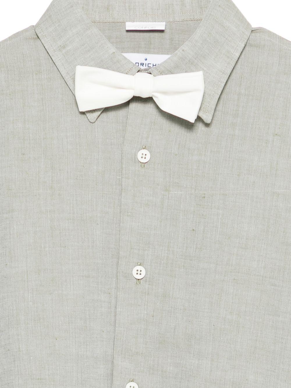 Completo confort per bambino Colorichiari bianco con bottoni color oro - Rubino Kids