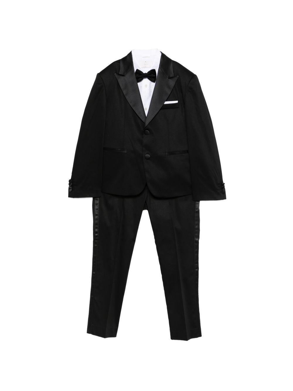 Completo confort per bambino Colorichiari nero a doppiopetto - Rubino Kids