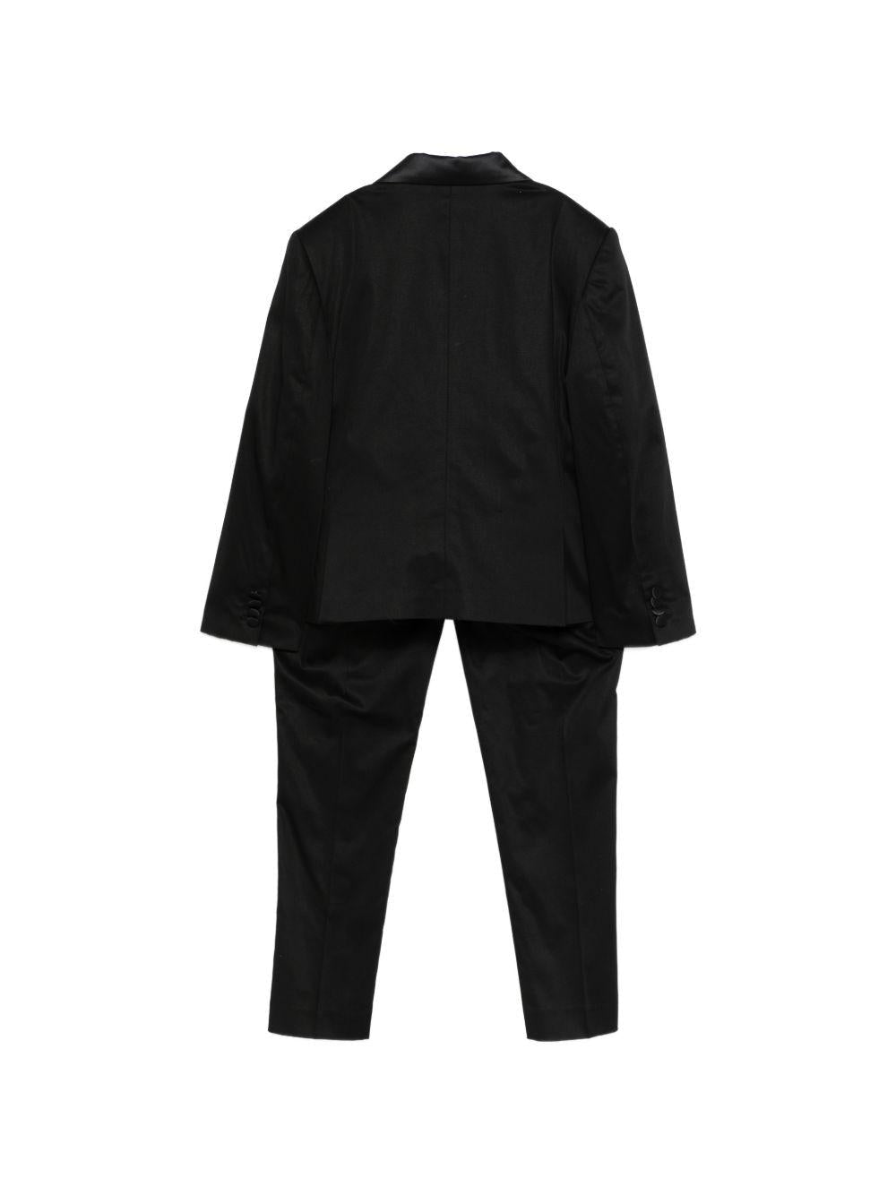 Completo confort per bambino Colorichiari nero a doppiopetto - Rubino Kids