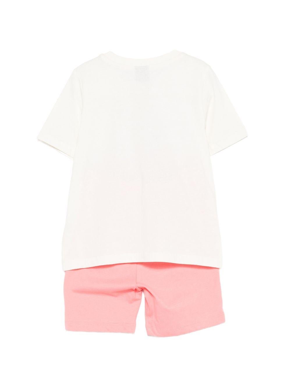 Completo per bambina The North Face multicolore con dettaglio logo - Rubino Kids