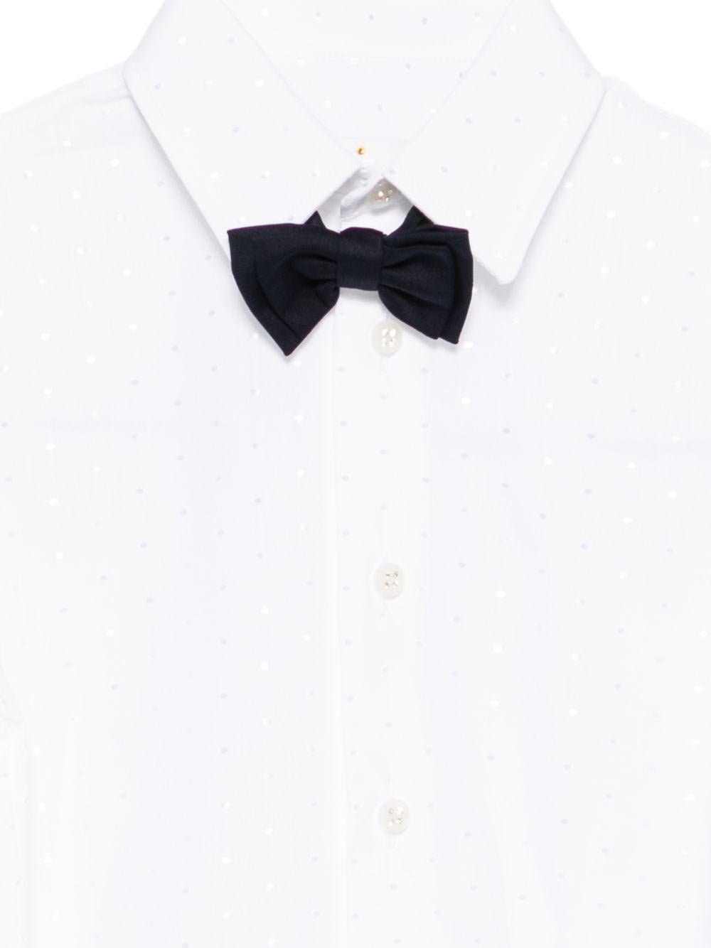 Completo per bambino Colorichiari blu con papillon - Rubino Kids