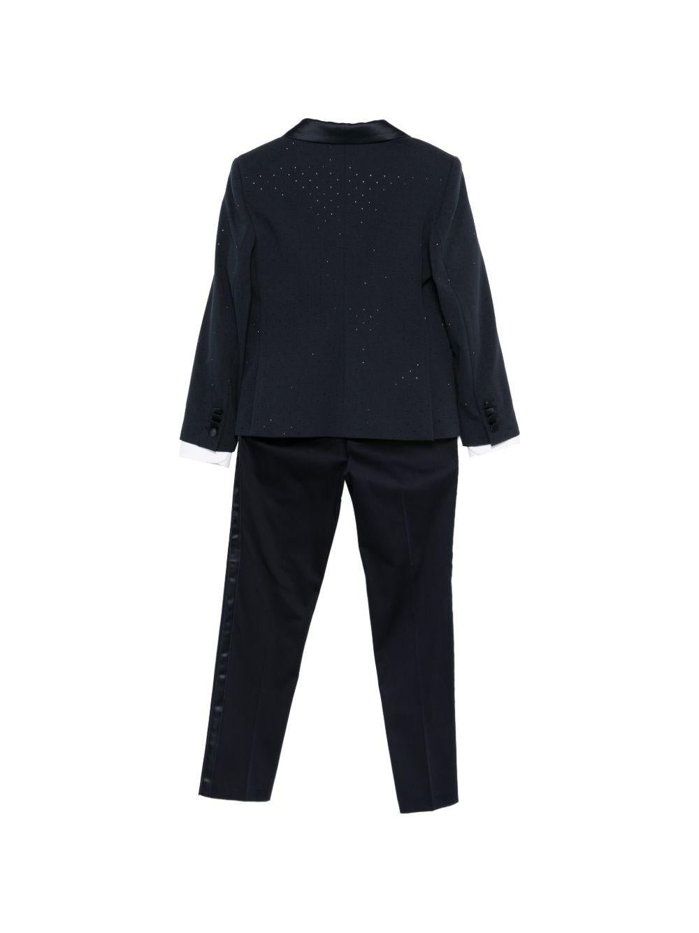 Completo per bambino Colorichiari blu con taglio dritto - Rubino Kids