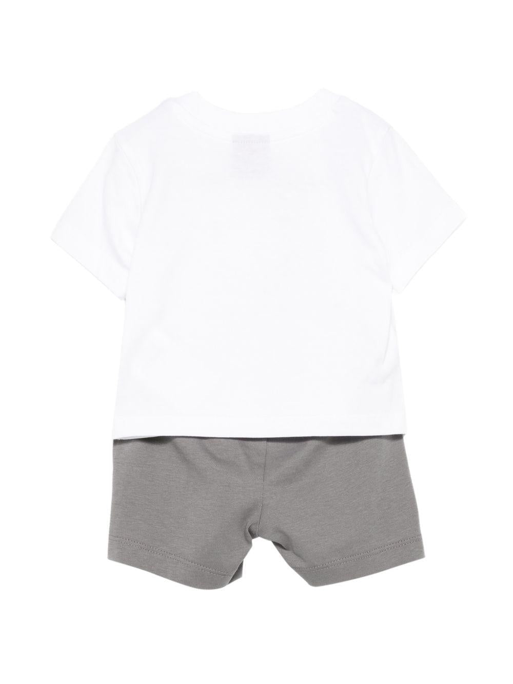 Completo per neonato The North Face multicolore con stampa logo - Rubino Kids