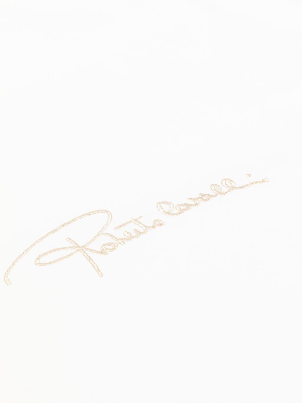 Coperta da culla per neonata Roberto Cavalli Kids bianca con dettagli animalier - Rubino Kids