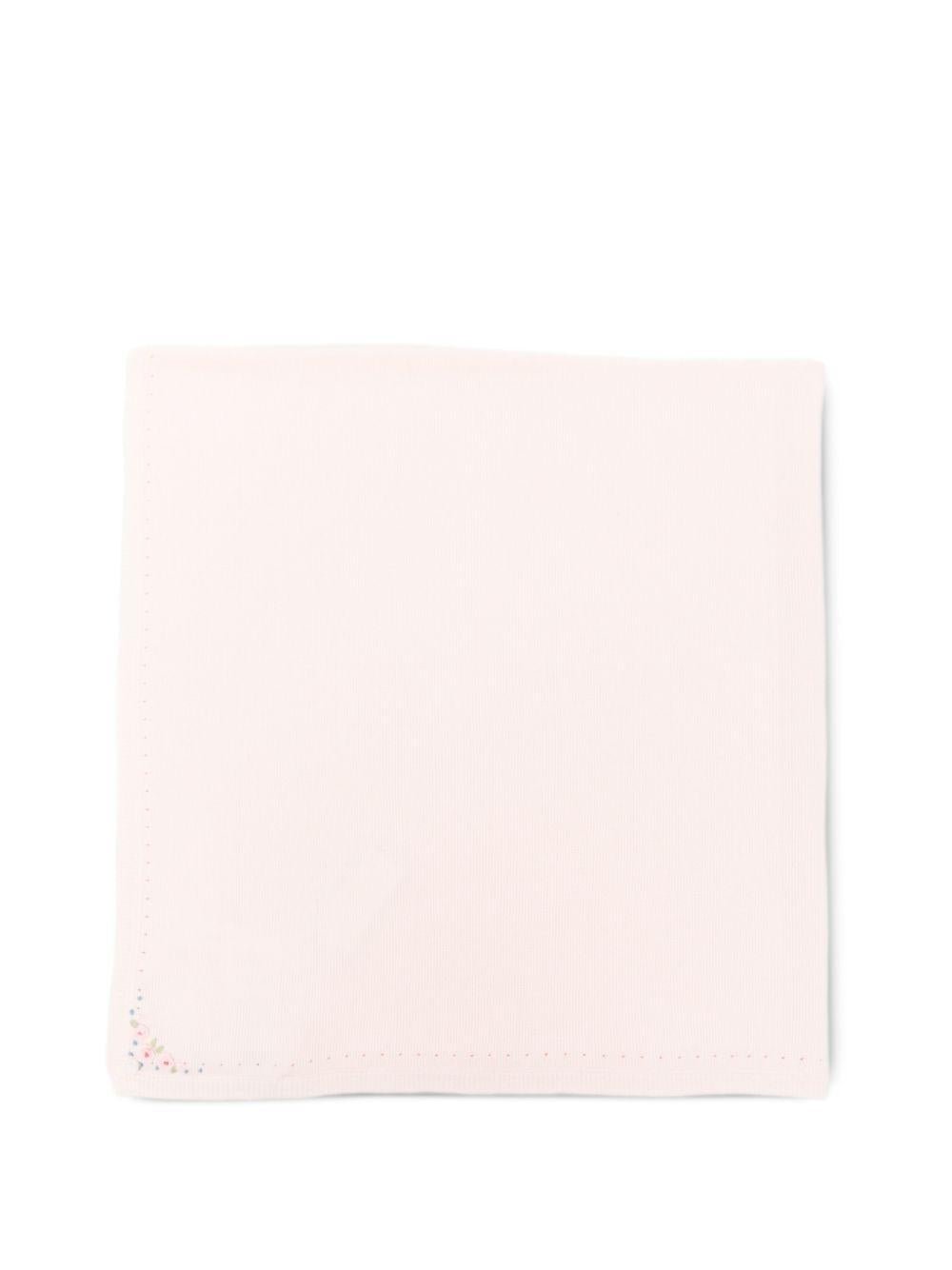 Coperta per neonata Tartine & Chocolat rosa con design lavorato a maglia - Rubino Kids