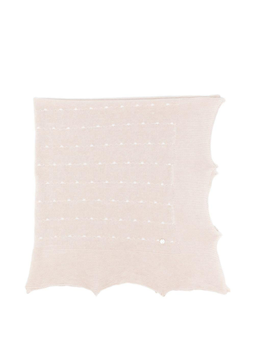 Coperta per neonati Paz Rodriguez beige con motivo a pois - Rubino Kids