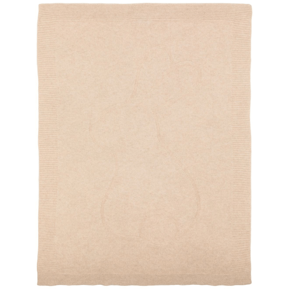 Coperta per neonati Tartine Et Chocolat beige con ricamo - Rubino Kids