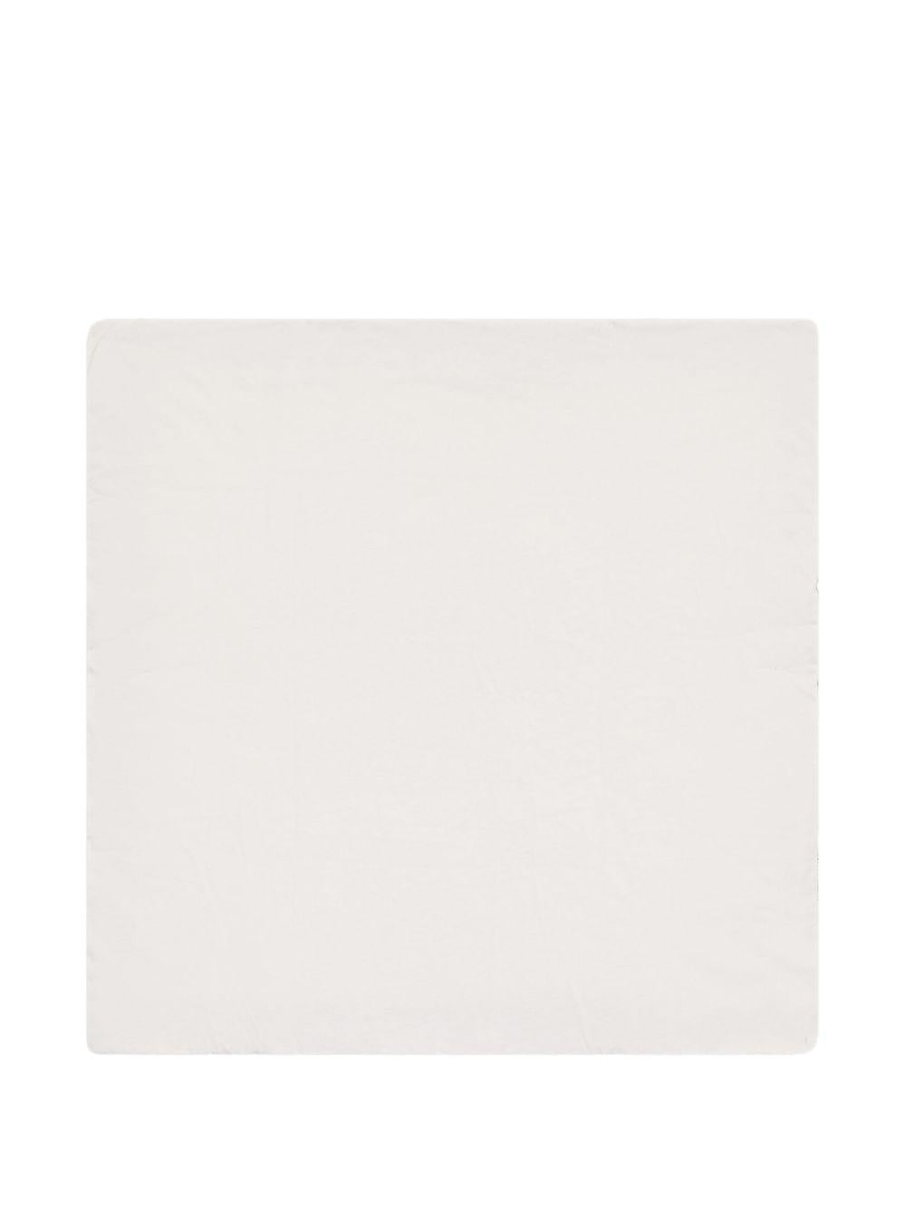 Coperta per neonato ETRO KIDS Pegaso bianco con stampa paisley - Rubino Kids