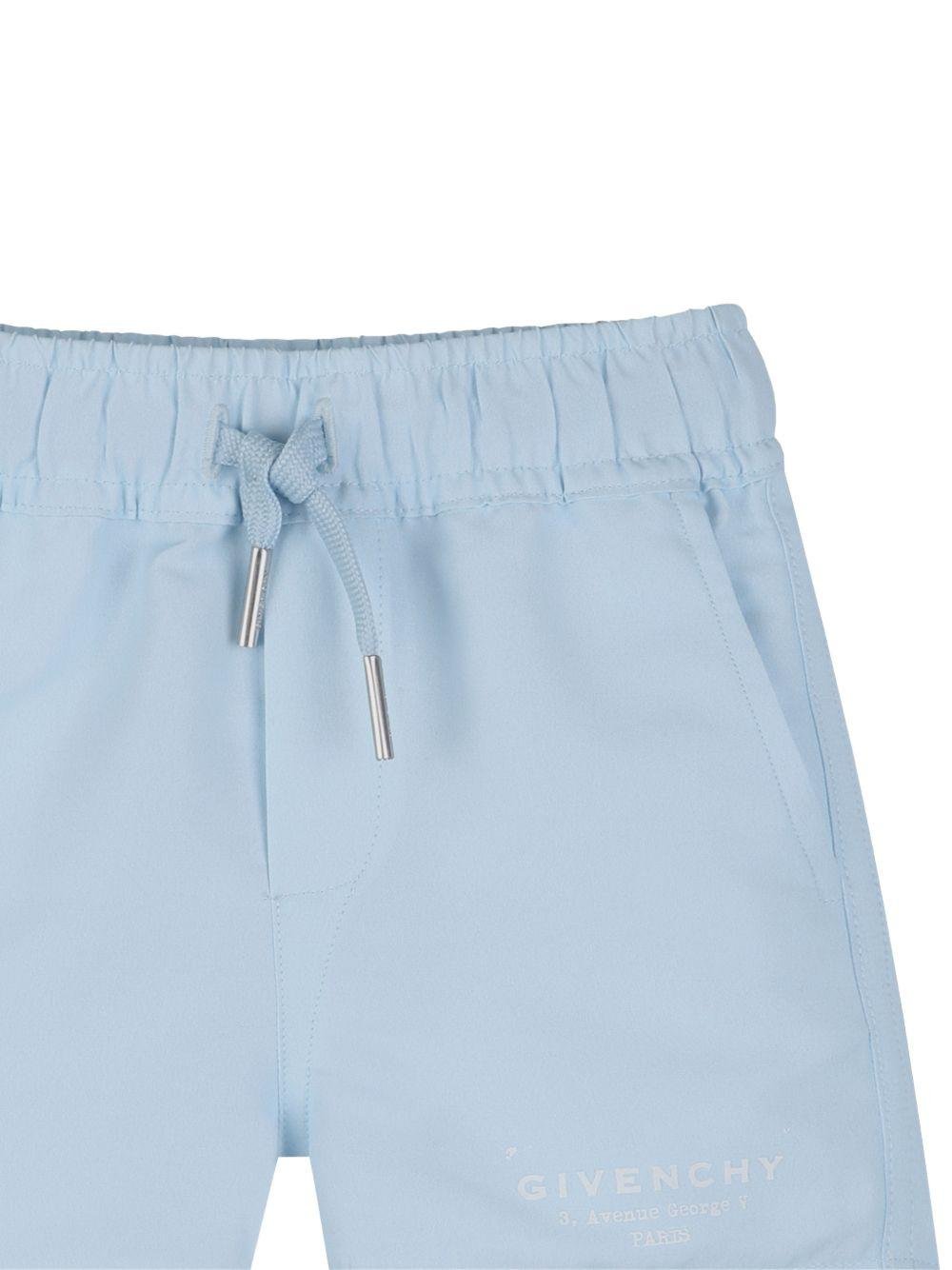 Costume da bagno per neonato Givenchy Kids azzurro con coulisse - Rubino Kids