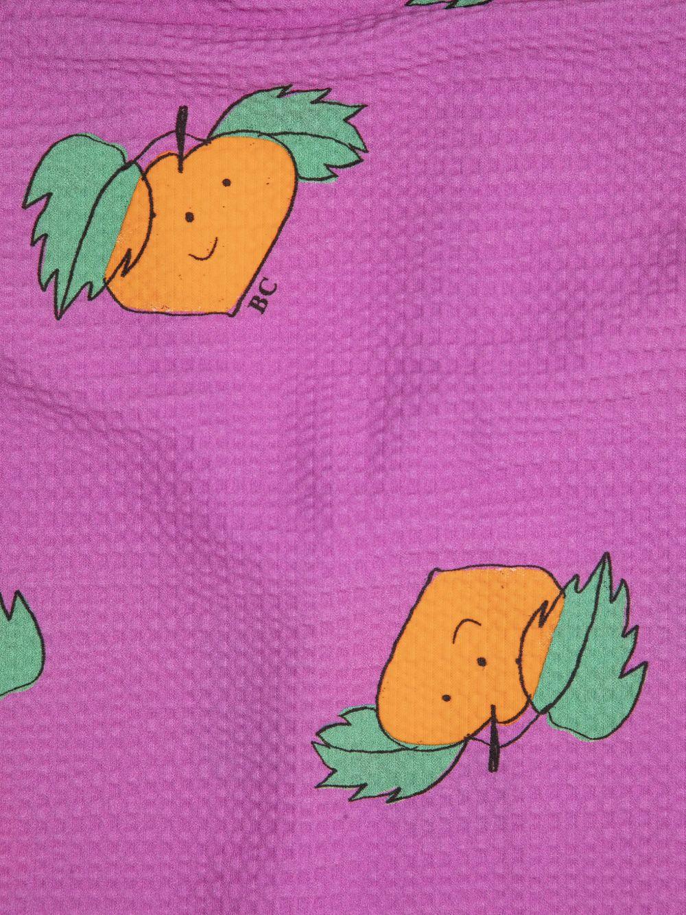 Costume intero per bambina Bobo Choses viola con stampa grafica all - over - Rubino Kids