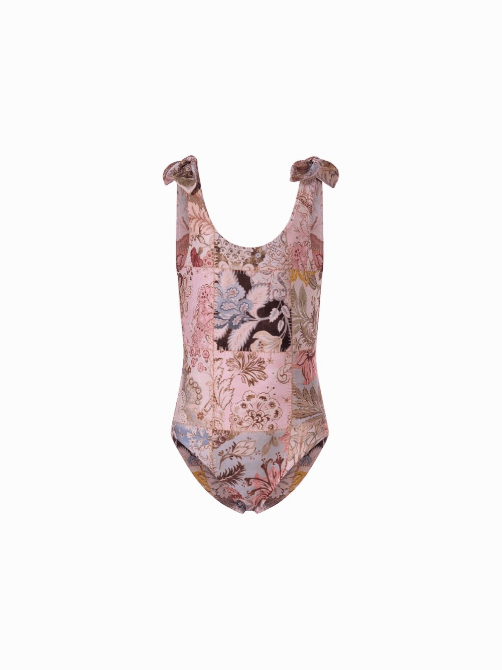 Costume intero per bambina ZIMMERMANN Kids rosa a fiori - Rubino Kids