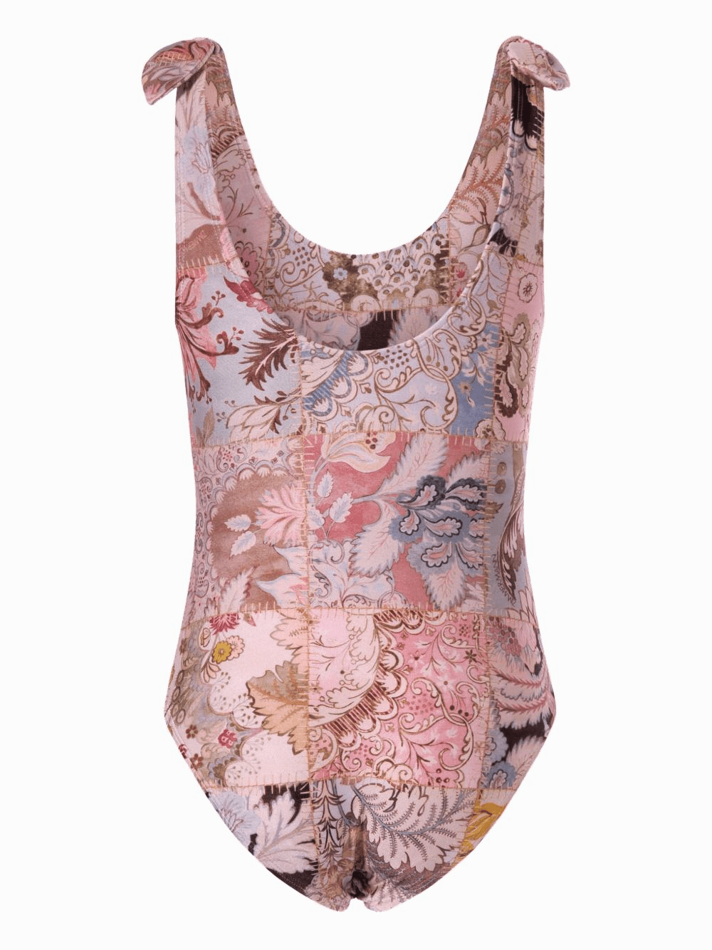 Costume intero per bambina ZIMMERMANN Kids rosa a fiori - Rubino Kids