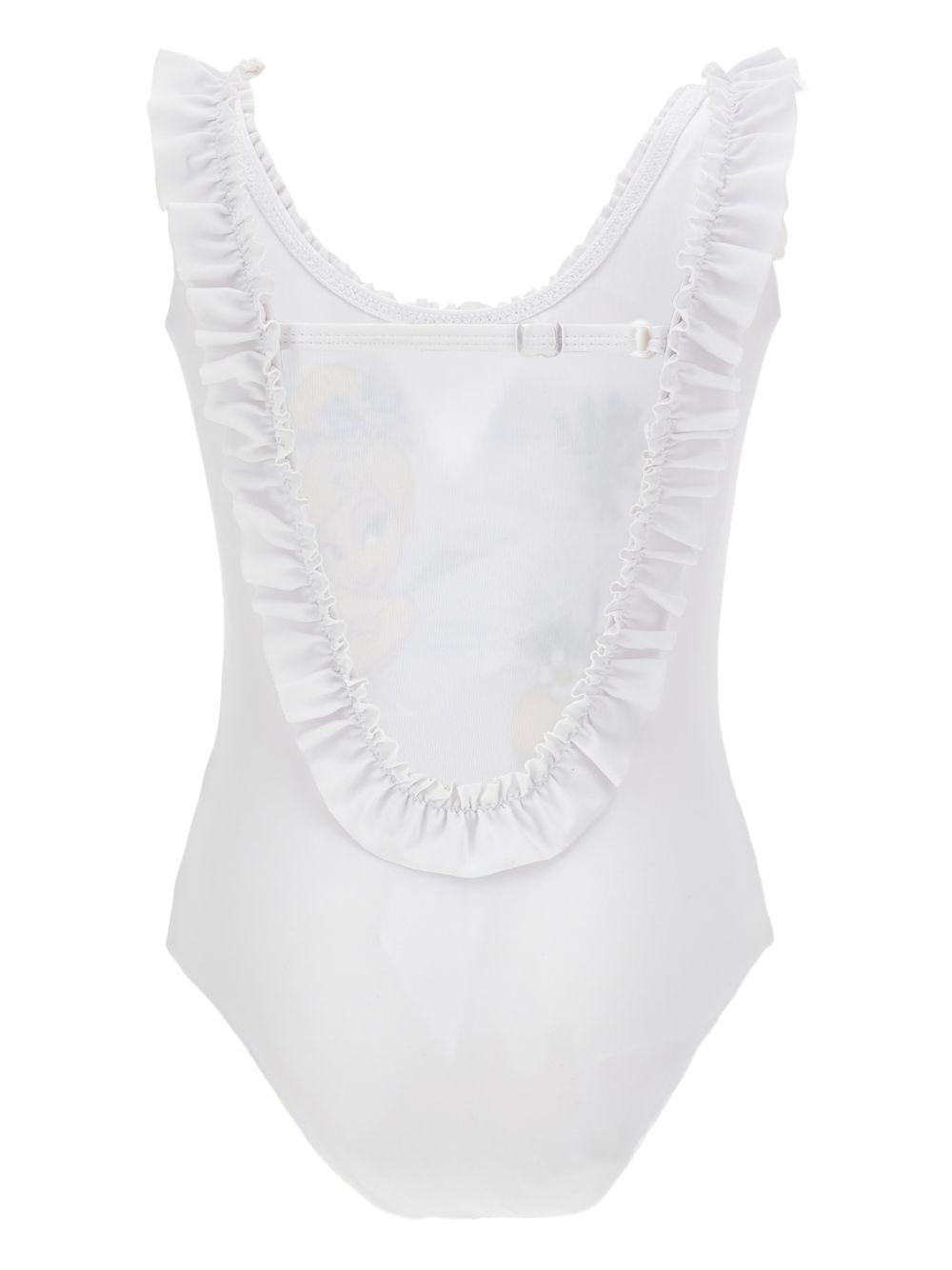 Costume per bambina Monnalisa x Disney bianco con stampa Trilli - Rubino Kids