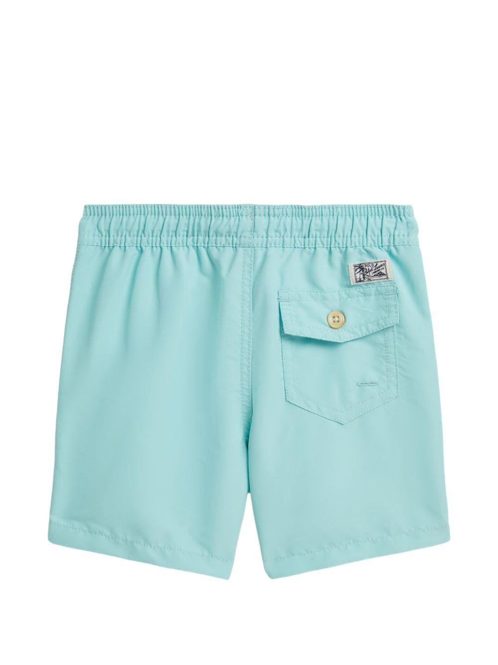 Costume per bambino Polo Ralph Lauren Kids azzurro con ricamo Polo Pony - Rubino Kids