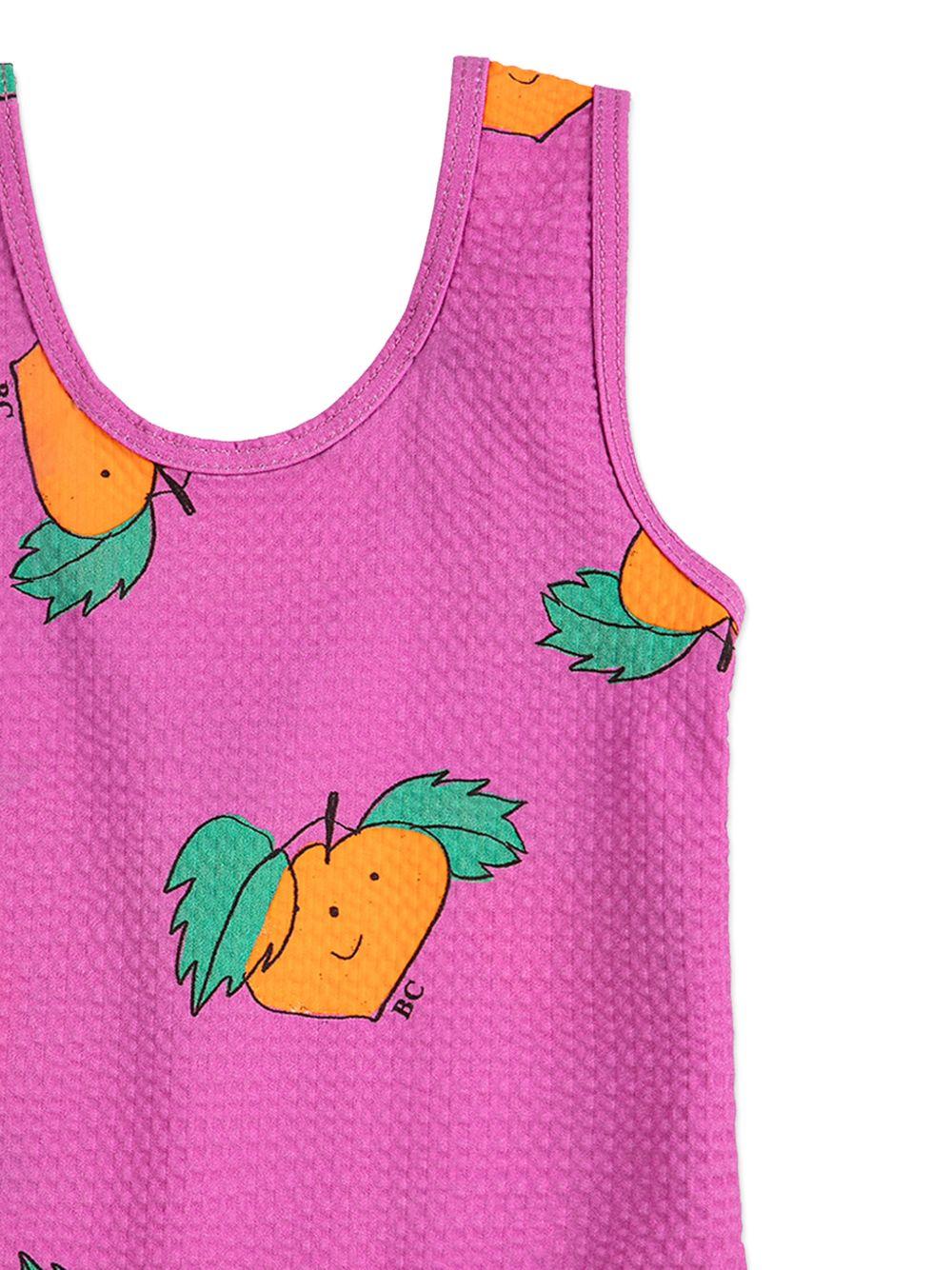 Costume per neonata Bobo Choses fucsia con stampa grafica all - over - Rubino Kids